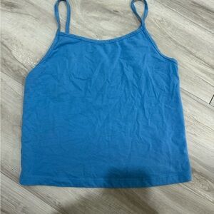 WILD FABLE blue crop tank top